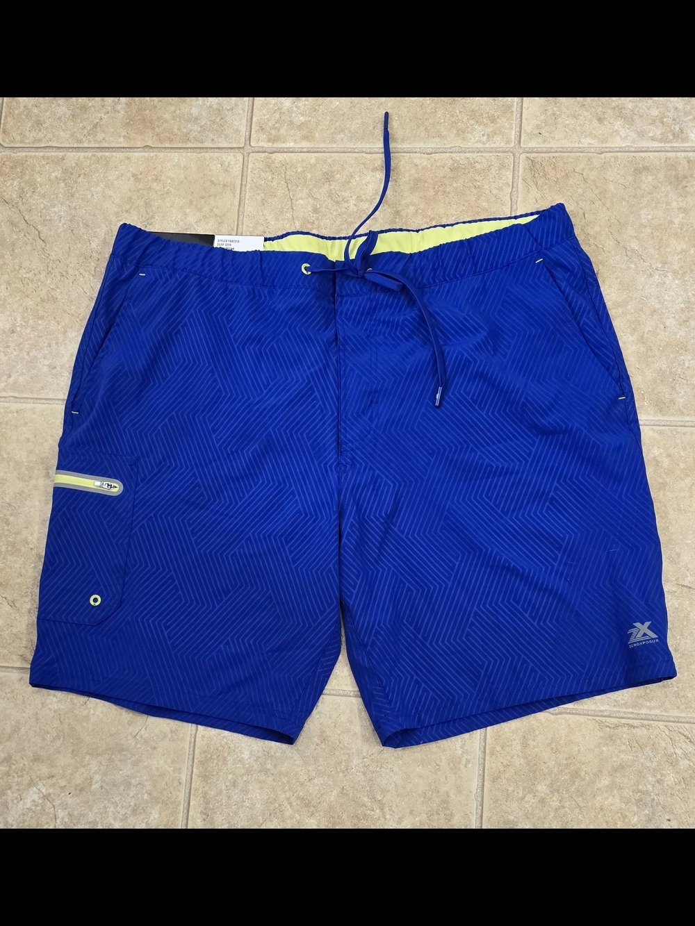 ZeroXposur Men's Swim Trunks in Royal Blue